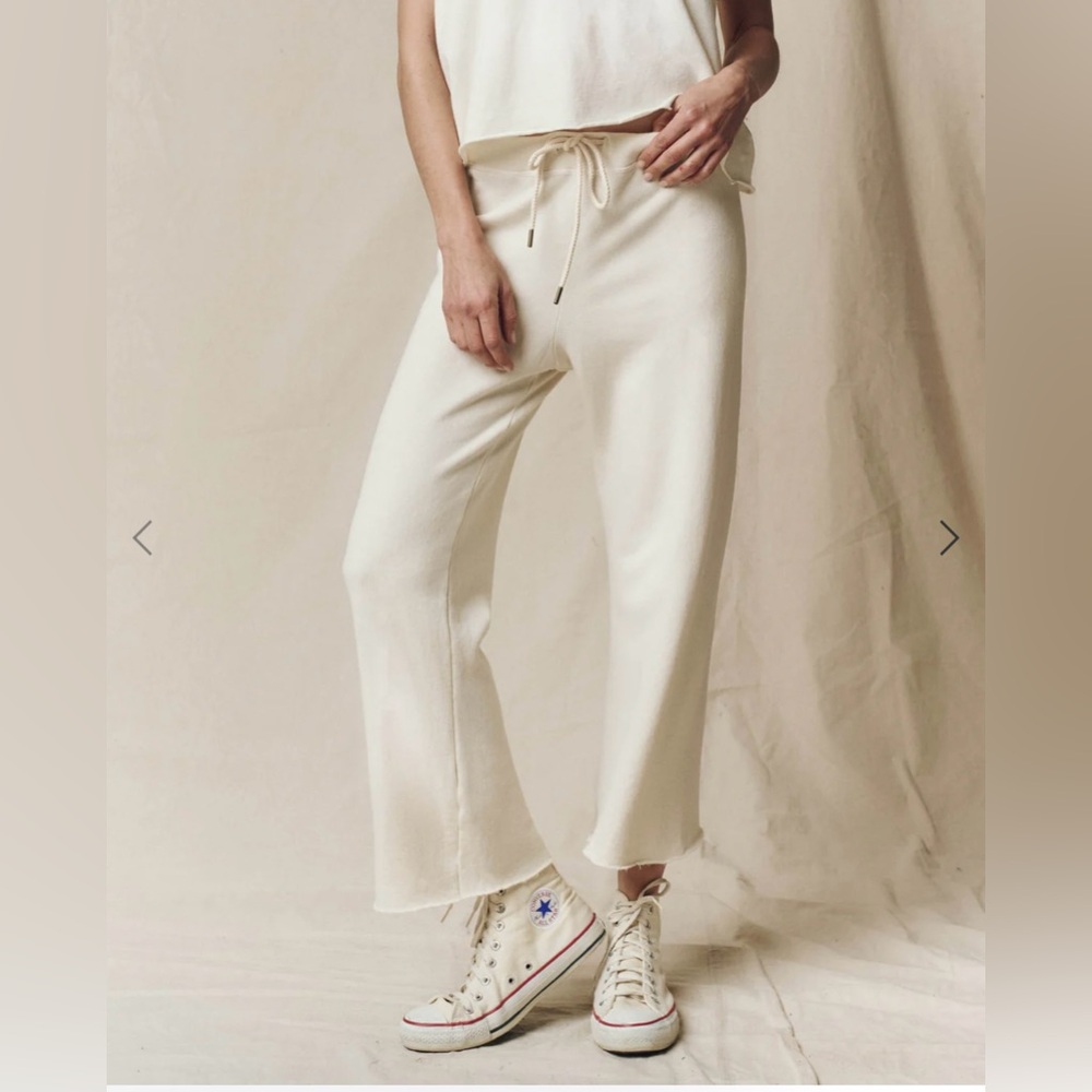 The Great wide leg cropped sweatpant sz 1